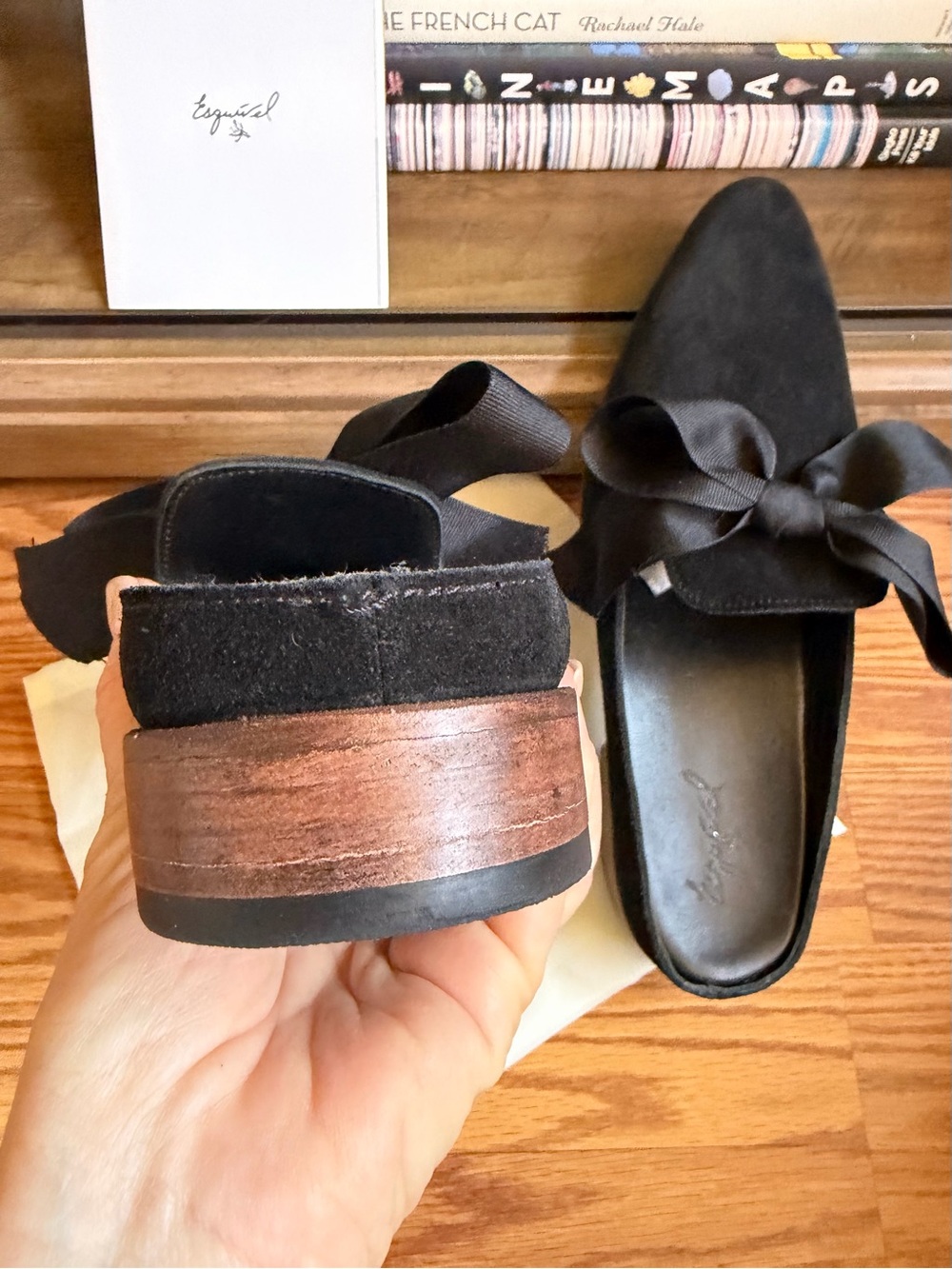 Esquivel Grace Mule- Black Suede - Picture 4 of 11